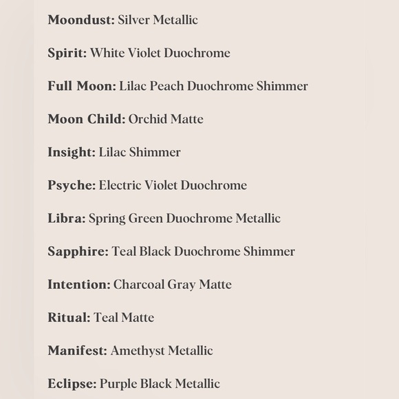 ĀTHR MoonLight Crystal Eyeshadow Palette💜 - Picture 10 of 12